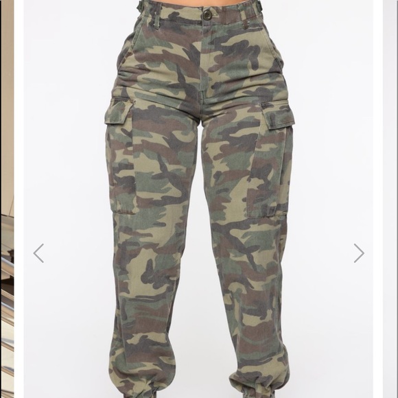 oversized camo pants